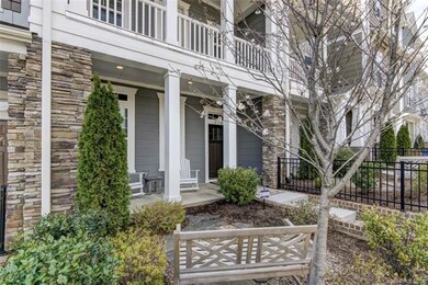 Front porch on main level and balcony on main livi