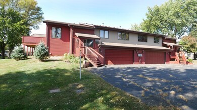 Your townhome is attached to a cluster of three other townhomes. This is the front of your townhome on the left and the other townhome on the right.