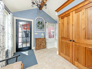 Foyer looking toward entrance door