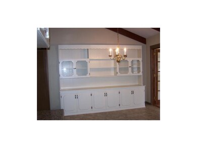 Built-In Hutch in Eating Area