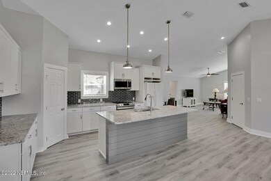 Kitchen to Family Room view