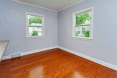 Dining Room. Nice new floors in the dining area