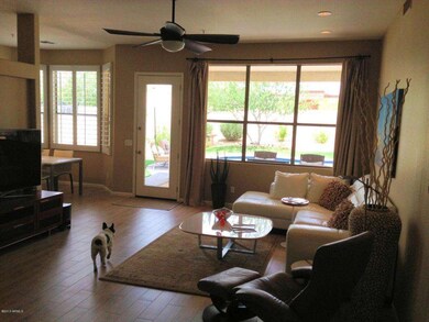 Greatroom looking into backyard
