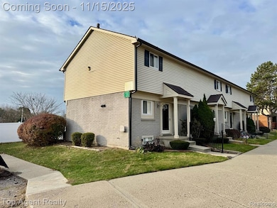 View of home's exterior with brick siding