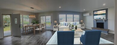 Panoramic view of main living area