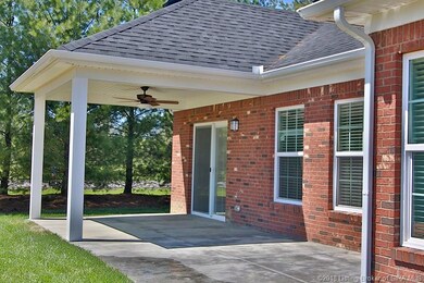 Extended patio with covered porch which can ultima