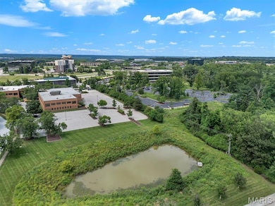 Bird's eye view of a large body of water