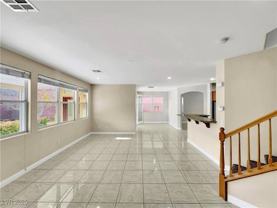 tile thru out family room with new LED lights and