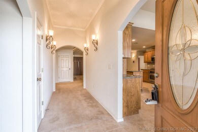 Entry into the house.