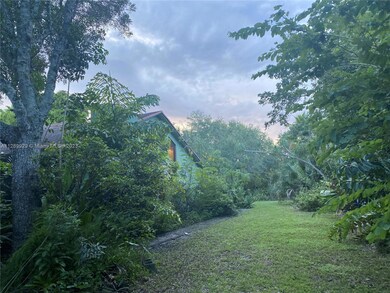 beautiful green area on side of house
