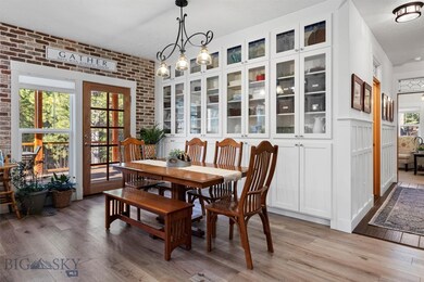 Dining Area with Built In Cabinetry
