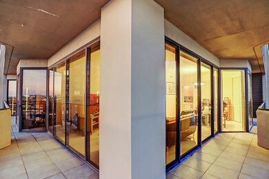 There is a 320 square foot wrap around balcony. Th
