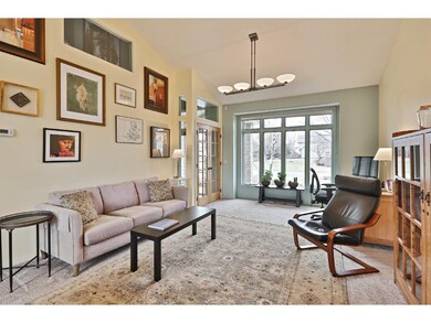 High ceilings offer plenty of wall space to displa