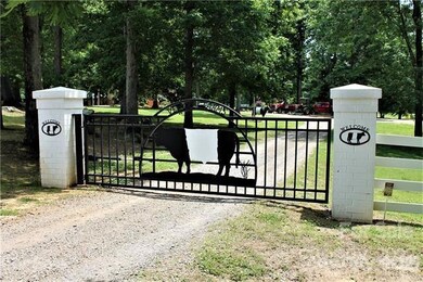 Gate onto the property.