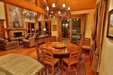 Living room & dining room