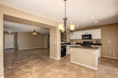 Kitchen looking into great room