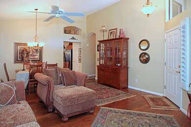 Entry living room
