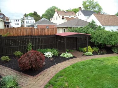 View of Garden and Covered Sitting Area