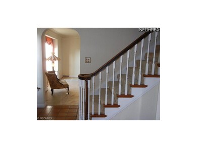 Center hall foyer to dining room