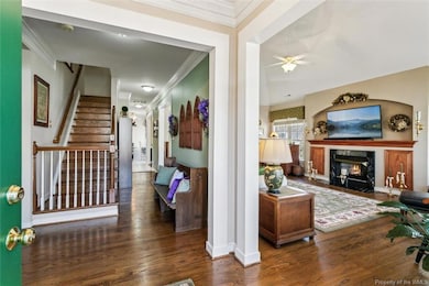 Open floor plan with beautiful hardwood floors!