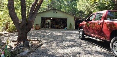 distant view of garage