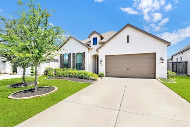 Modern elevation and long driveway