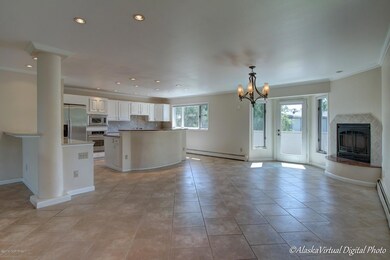 Dining room open to kitchen