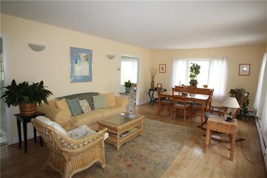 Spacious and sunny living and dining.