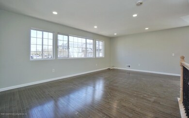 Living room with large window
