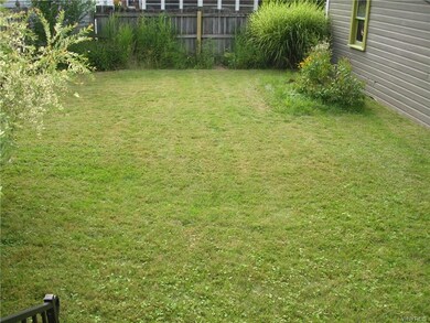 Back Yard Partially Fenced