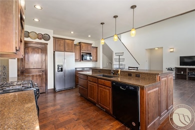 Island full of cabinetry