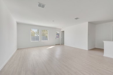 Spare room with light wood-style floors