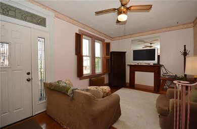 Opposite view of the parlor showing the lovely lea