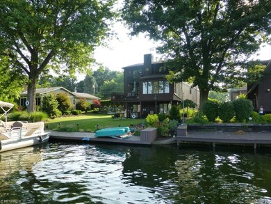 View from the lake showing large lakefront as well