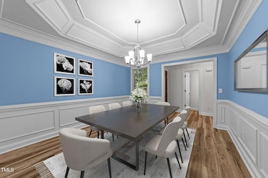 Virtually Staged Dining Room