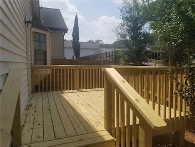 View of deck