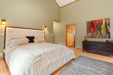 This comfortable space is airy and open and featur