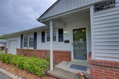 Covered front porch.