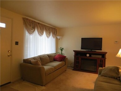 Living Room. Spacious living room with neutral car
