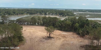 Aerial view of Salem Bay at Battery Cree