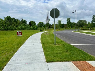 corner lot with sidewalks