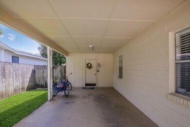 attached covered carport
