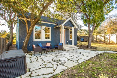 View of patio featuring a fenced backyard and an 