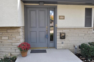 Newer custom, extra-wide front door