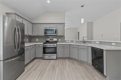 Kitchen includes new SS refrigerator