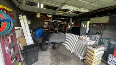 Inside the garage
