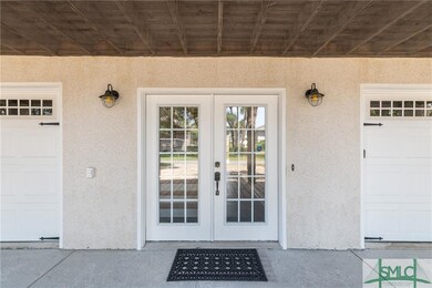 Double door entrance