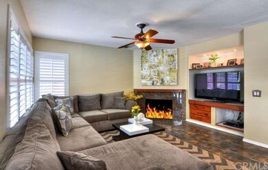 The spacious family room makes the perfect place t
