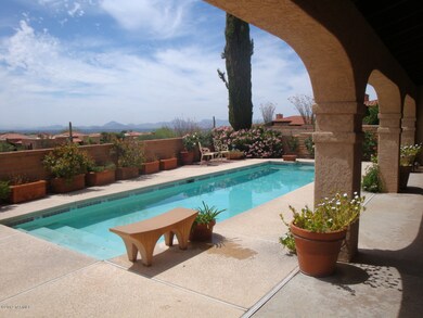 Cool pool overlooking the views
