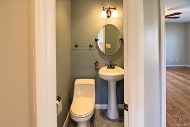 Half bathroom on main level